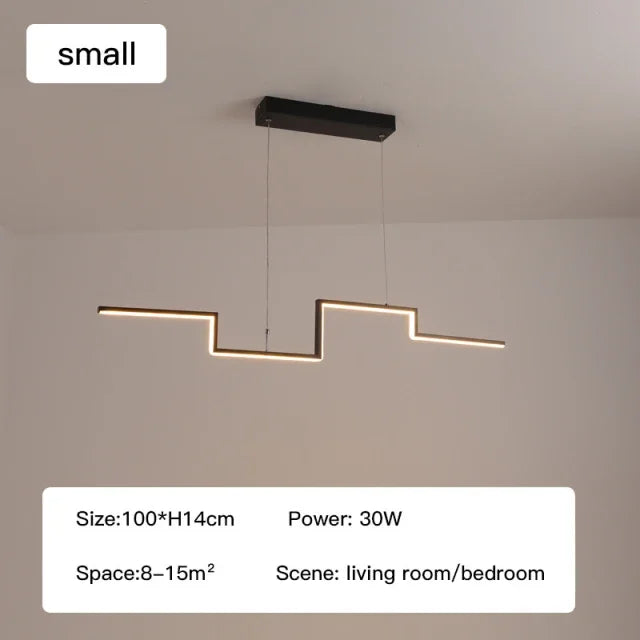 lustre moderne dimmable pour intérieur design élégant à suspendre