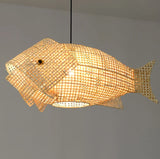 Suspension carpe en bambou