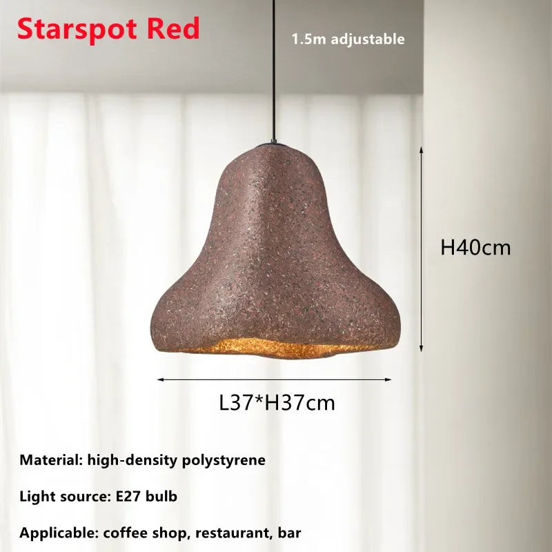 Wabi Sabi Restaurant LED Chandelier Personality Bar Island Table Lamp Nordic Designer Living Room Exhibition Hall Pendant Lights