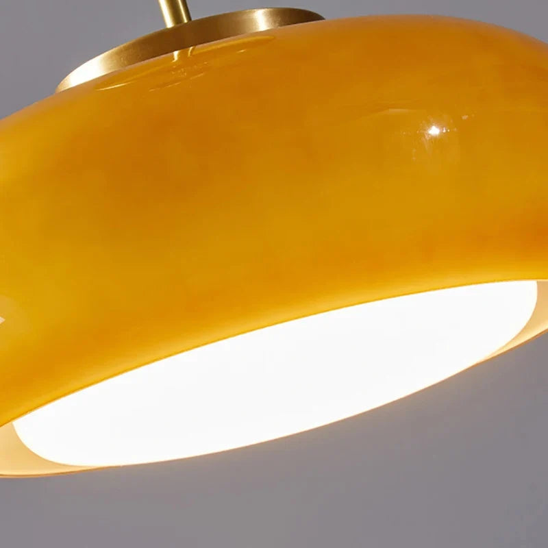 lustre moderne en verre luminaires suspendus métal doré et chromé