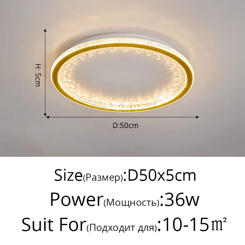 plafonnier moderne à leds avec télécommande design créatif intérieur