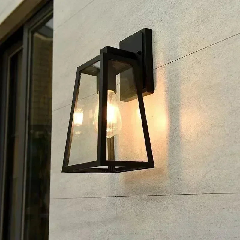 applique murale super lumineuse étanche extérieure style européen