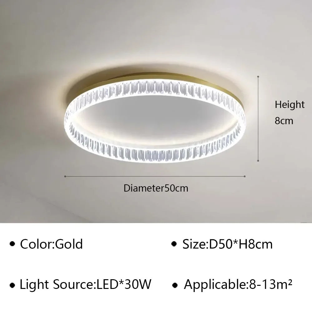 plafonnier moderne led pour décoration intérieure