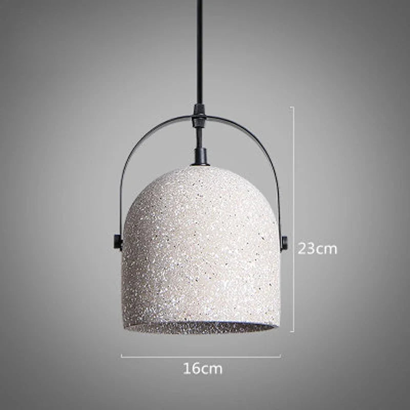 suspension en béton terrazzo design industriel pour intérieur