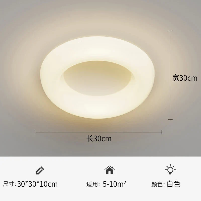 applique murale led moderne en forme de lune décorative et créative