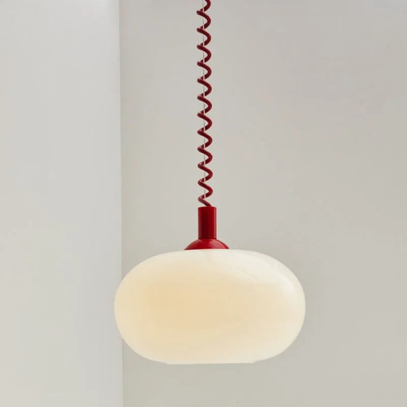 Lustres en verre Bauhaus lampes suspendues nordiques chambre à coucher en plus du salon salle à manger Restaurant lampe suspendue de couleur moderne