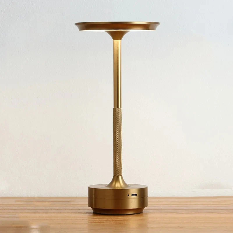 lampe de table rechargeable avec gradation d'atmosphère pour restaurant et bar