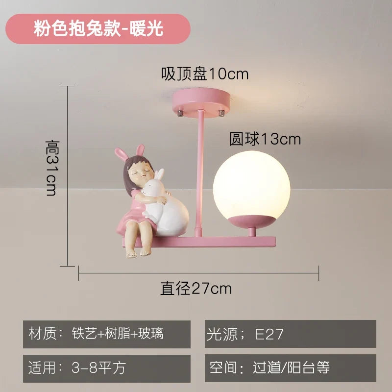 Plafonnier Led de chevet pour chambre d'enfant