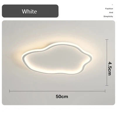 plafonnier moderne nuage atmosphérique créatif pour intérieur minimaliste