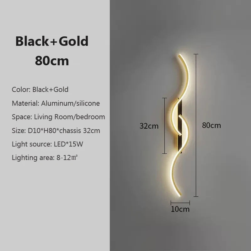 Applique murale LED moderne et minimaliste