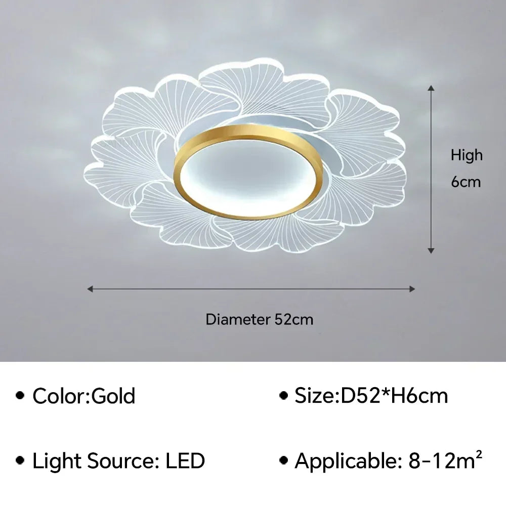 lustre moderne à leds pour décoration intérieure