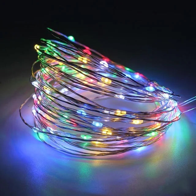 guirlande lumineuse led pour mariage fête jardin et décoration