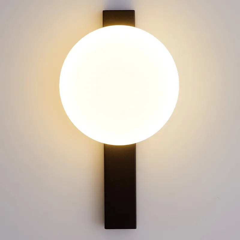 Applique murale boule LED moderne