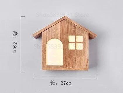 applique murale créatives modernes en bois pour enfants