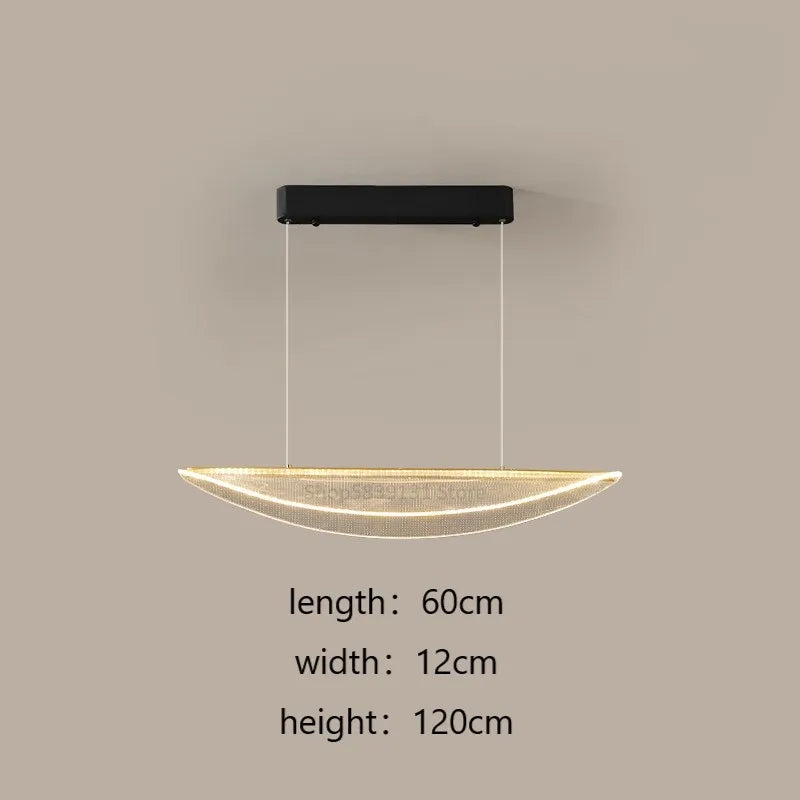 lustre acrylique moderne pour maison et restaurant