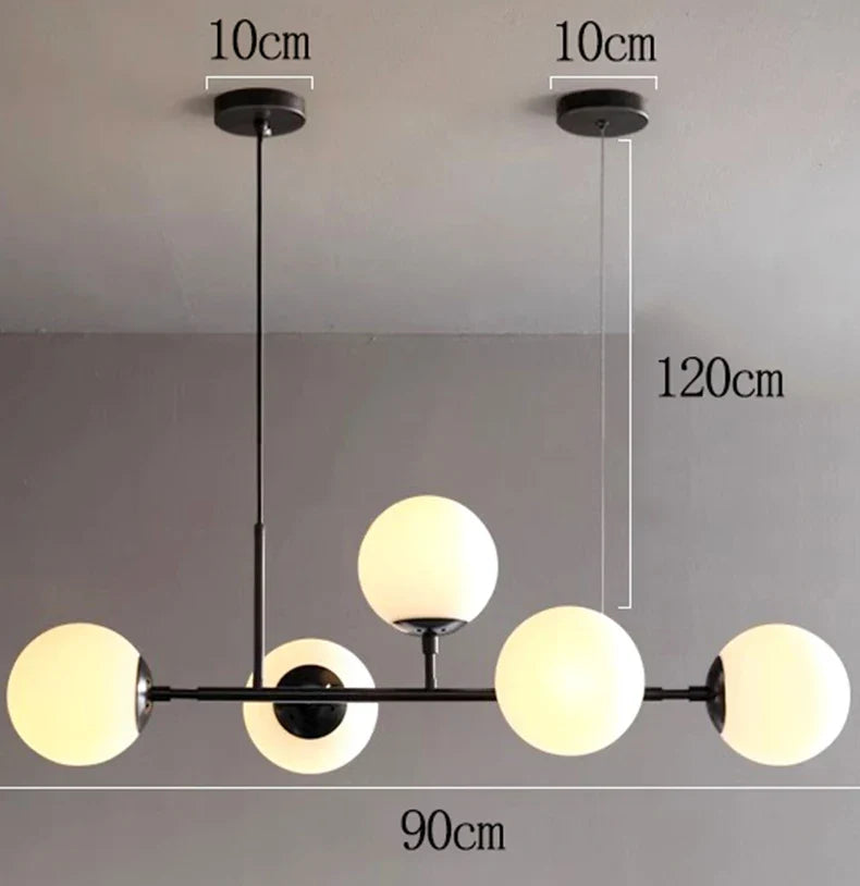 lustre led moderne pour éclairage intérieur suspendu