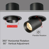 Spot led encastrable extensible pour éclairage intérieur