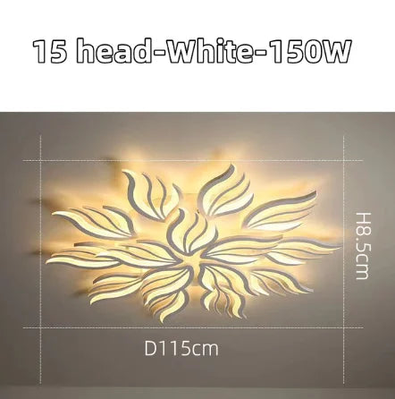 Plafond moderne à LEDs lampe chambre panneau plafonnier RC-dimmable luminaires salon éclairage intérieur salle à manger chambre cuisine