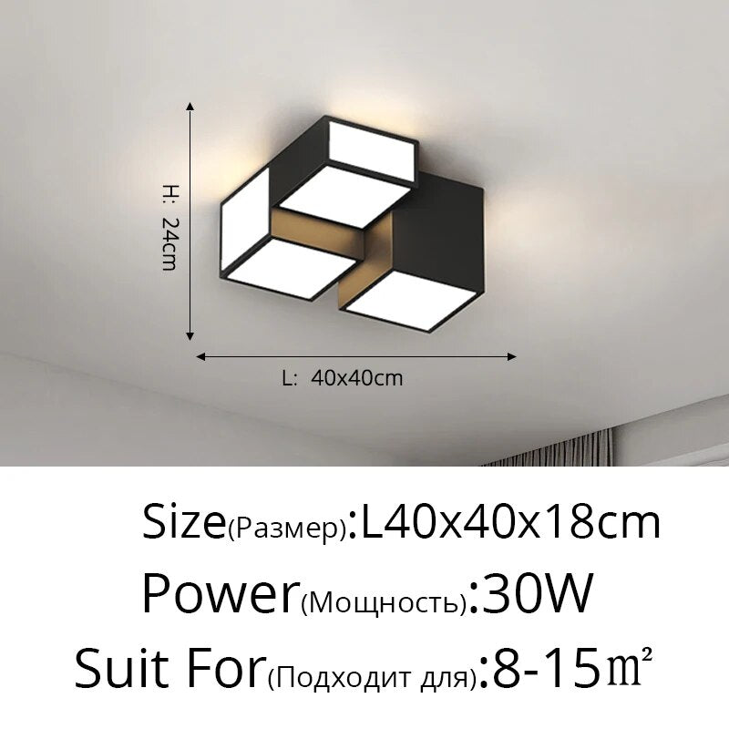 Lustre LED minimaliste intérieur éclairage cuisine