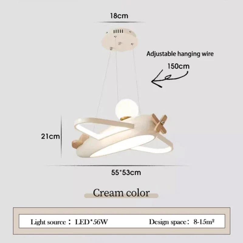 plafonnier hélicoptère moderne pour chambre d'enfant garçon