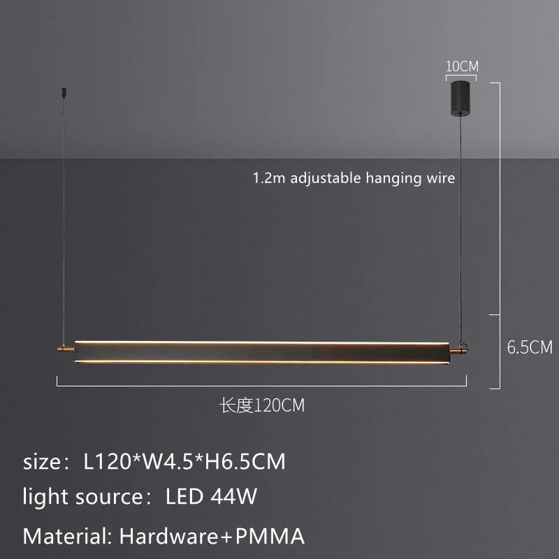 suspension moderne à led pour décoration intérieure élégante