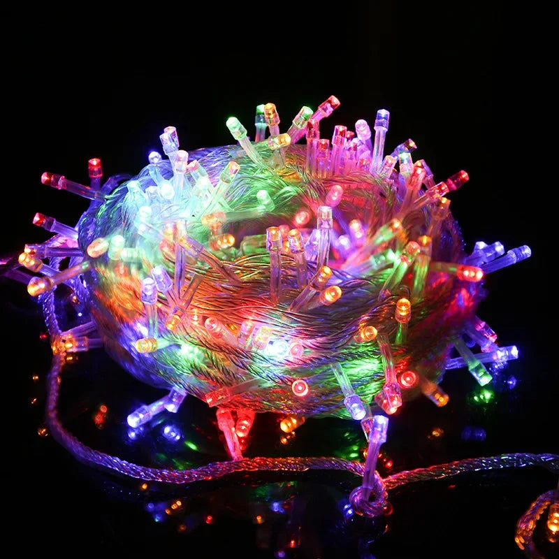 guirlande lumineuse led étanche pour sapin de noël extérieur
