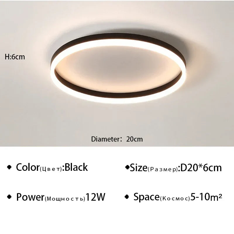 plafonnier moderne à leds pour décoration intérieure élégante et lumineuse