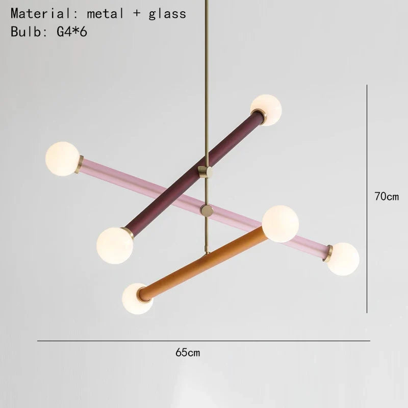 lustre design minimaliste art déco éclairage suspendu