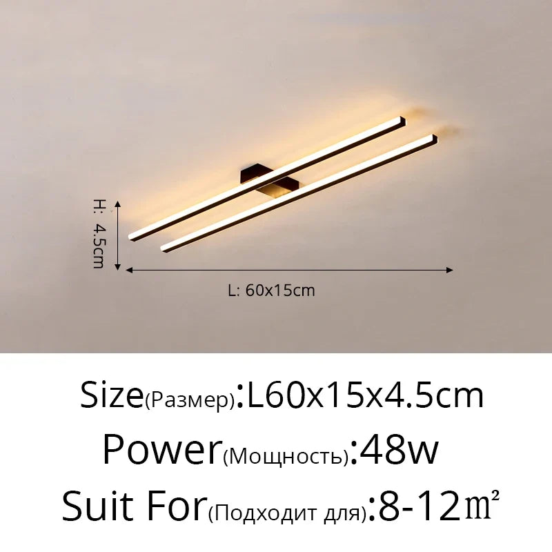 lustre led moderne avec gradation à distance pour intérieur