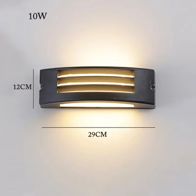 applique murale led moderne étanche pour intérieur et extérieur