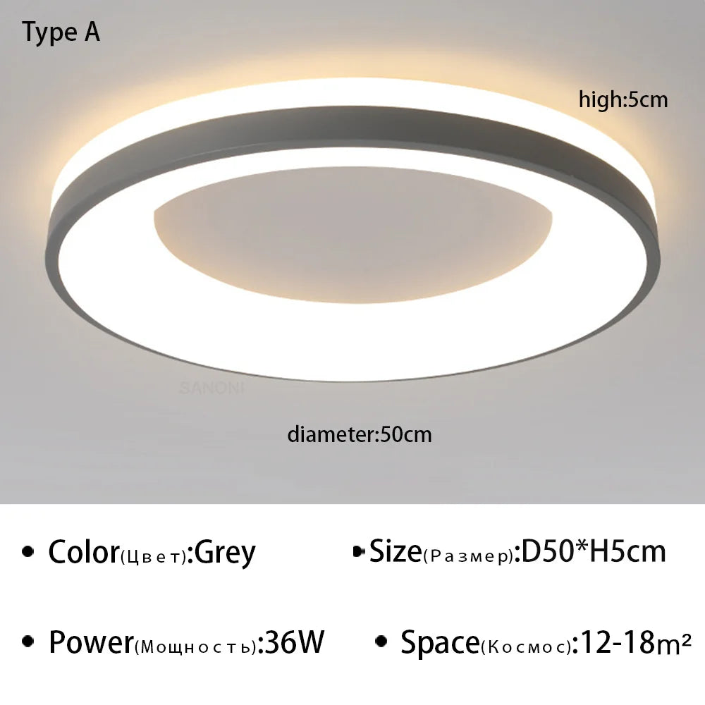 plafonnier led moderne pour une décoration élégante et lumineuse