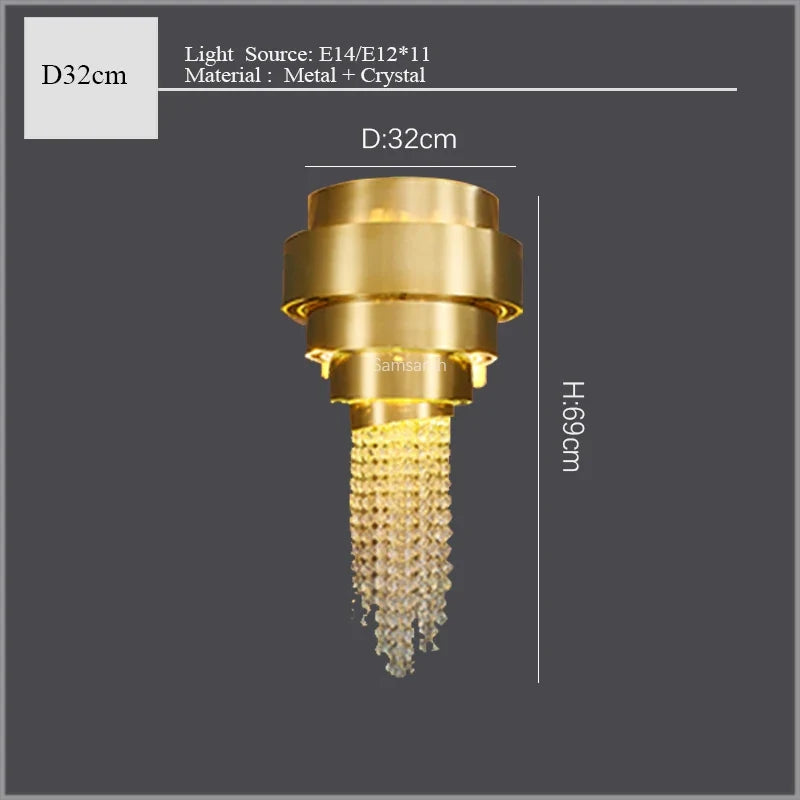 lustre en cristal design moderne pour une décoration élégante