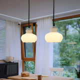 suspension en verre poire style vintage en fer moderne