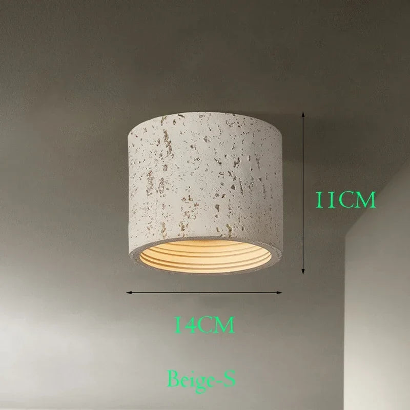 plafonnier led wabi-sabi style nordique pour décoration intérieure
