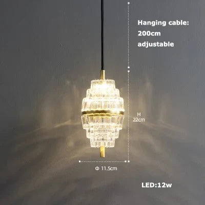 suspension art déco cristal luminaire élégant pour intérieur moderne