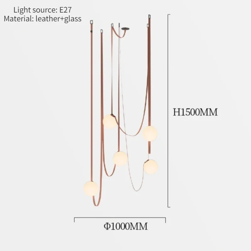 suspension design italien pour un intérieur minimaliste élégant