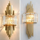 applique murale led en cristal moderne et raffinée