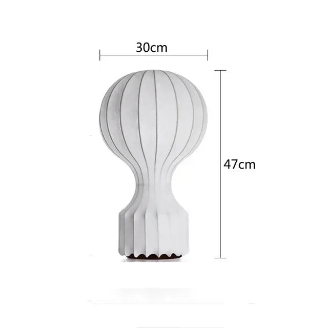 Italy Design Silk LED Table Lamp Floor Light Study Bedroom Bedside Living Room