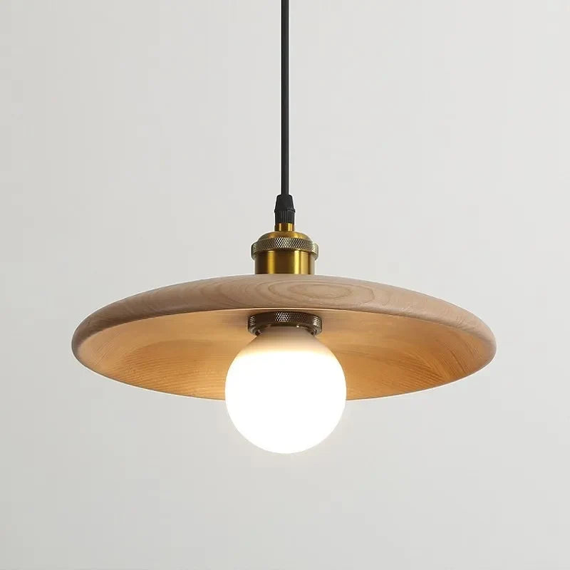 suspension en bois massif pour décoration intérieure moderne