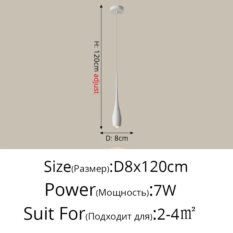 lampe de chevet moderne design suspendu pour lecture et étude