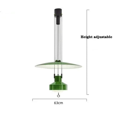 Height Adjustable Suspension Italian Designer Pendant Lamp Hanging Light For Kitchen Restaurant Living Dining Room