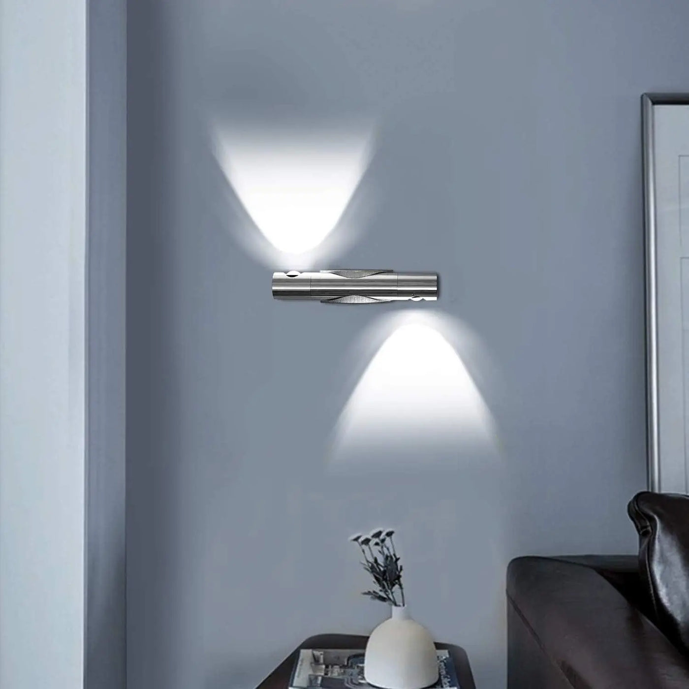 applique murale led moderne rotative pour intérieur décoratif