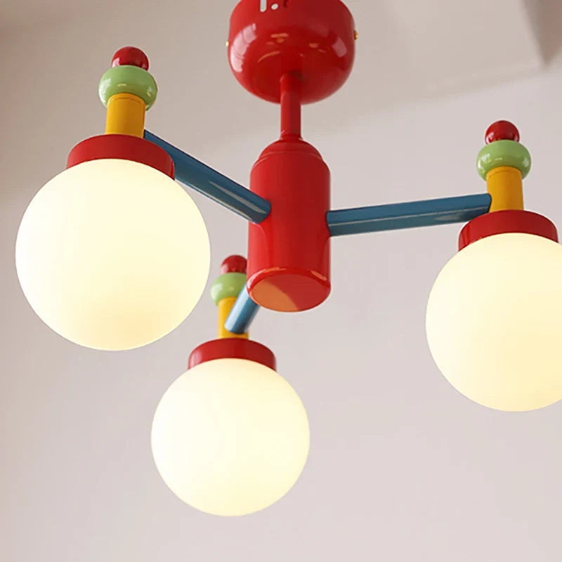 lustre moderne en métal et verre pour foyer restaurant