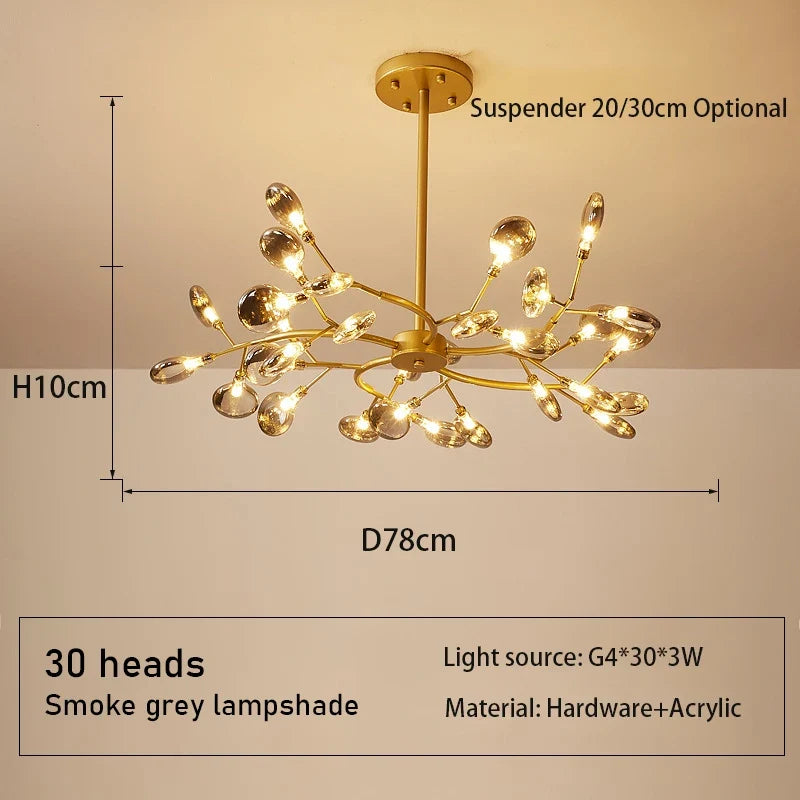 lustre moderne simple design créatif pour décoration intérieure