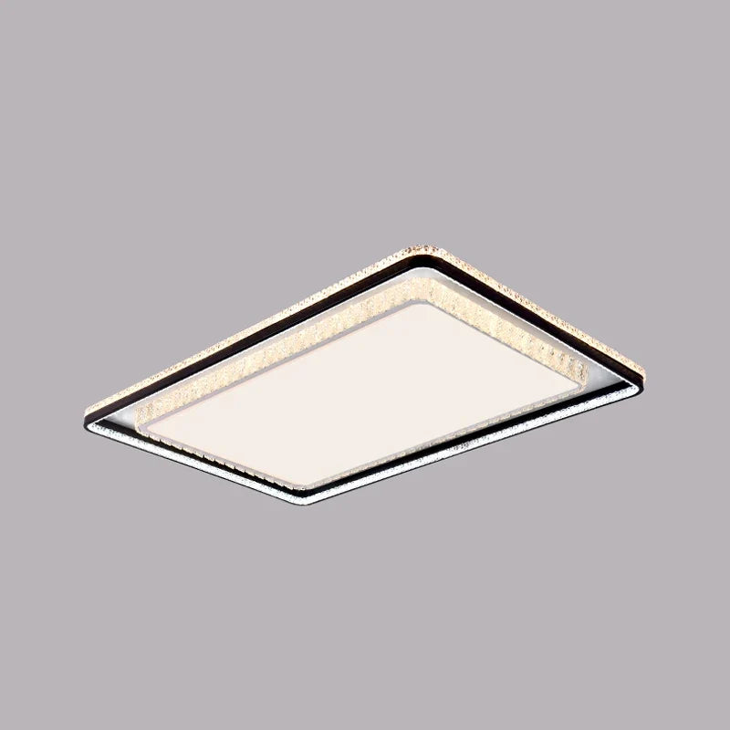 plafonnier en cristal à led design moderne pour intérieur élégant