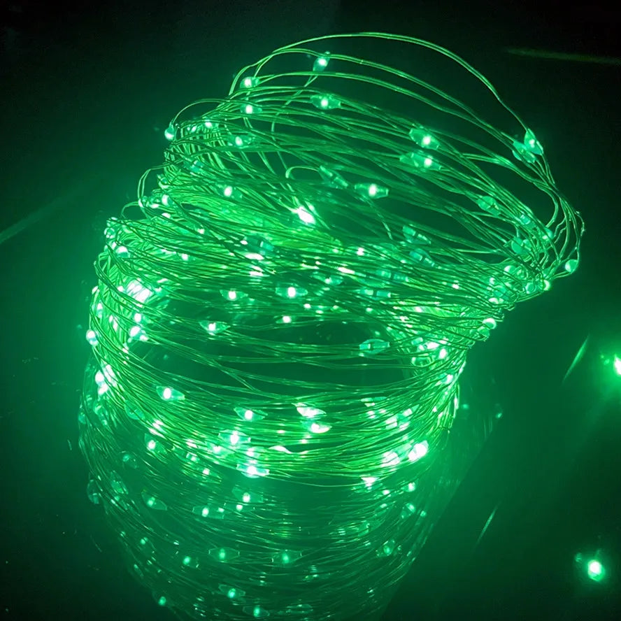 guirlande lumineuse led usb étanche pour décorations de fête