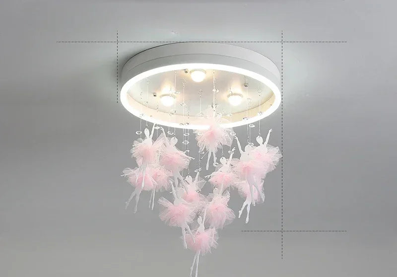 plafonnier led créatif nordique pour éclairage chaleureux et romantique