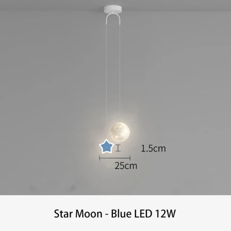 suspension led design dessin animé pour chambre d'enfant