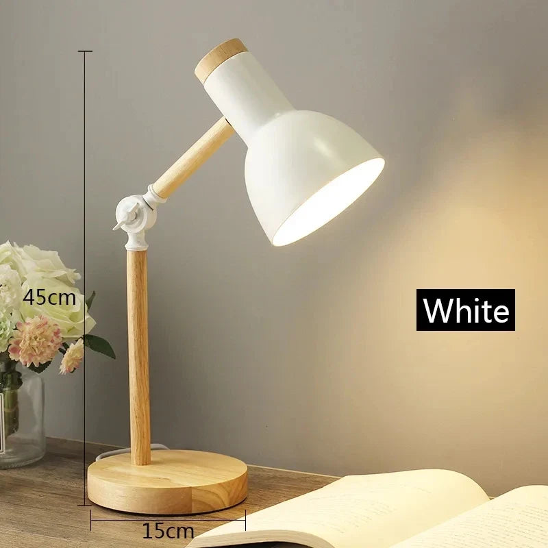 lampe de bureau nordique réglable pour lecture et protection des yeux
