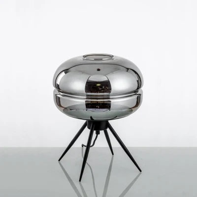 lampe de table led nordique moderne en verre pour décoration nocturne